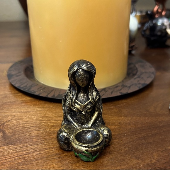 goddess lady crystal sphere holder boho new botique - Picture 3 of 12